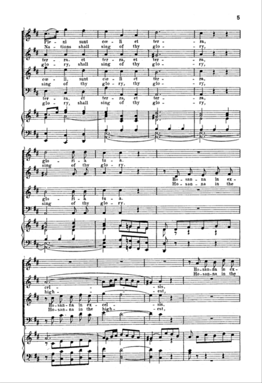 Sanctus 4-Part scores gallery preview page 3