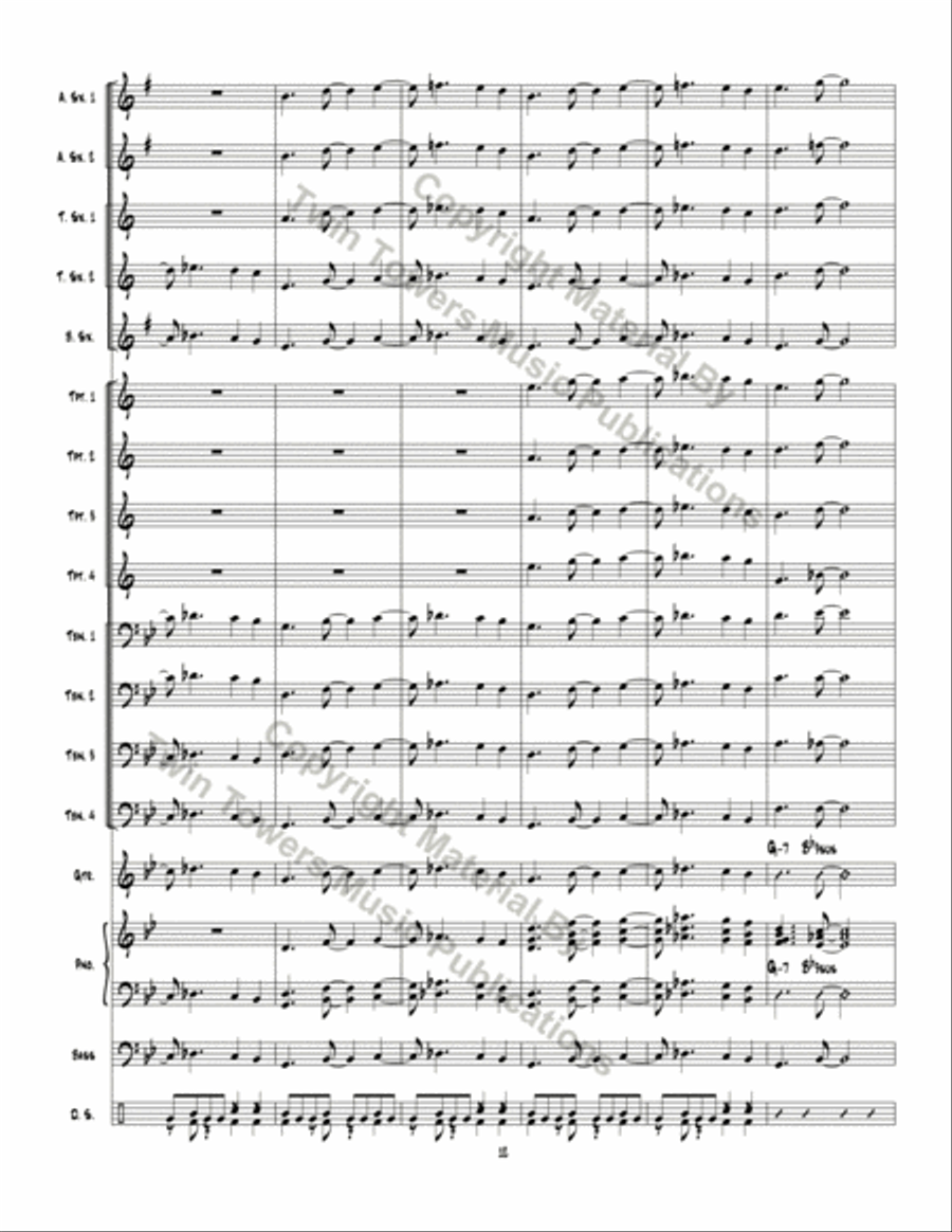 Verteron X Factor Jazz Ensemble scores gallery preview page 13
