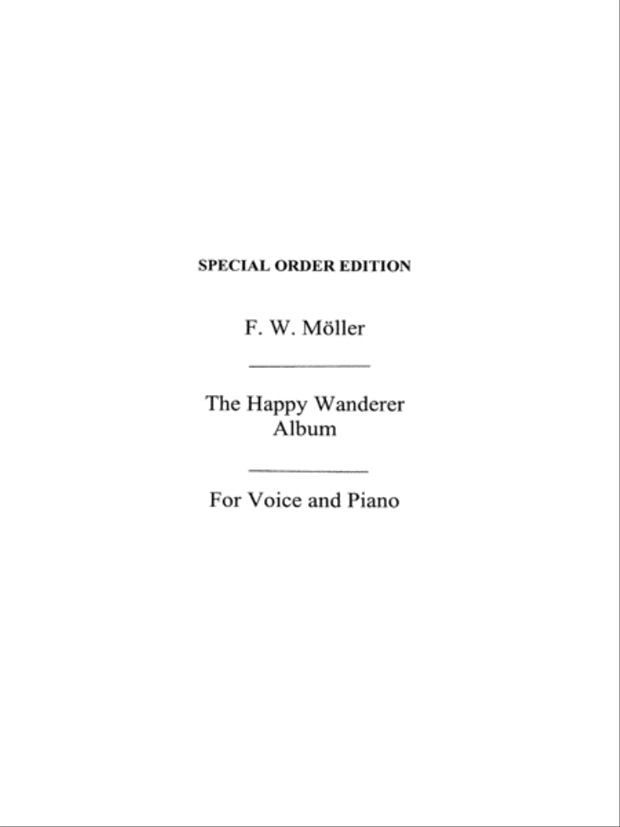 Happy Wanderer Album Happy Wanderer Album Voice Solo scores gallery preview page 1