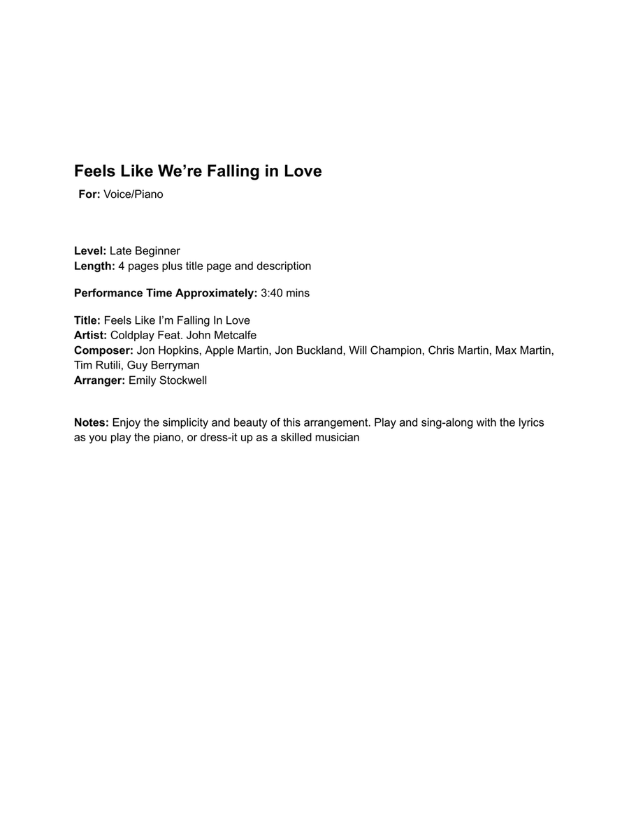 Feelslikeimfallinginlove Voice scores gallery preview page 2