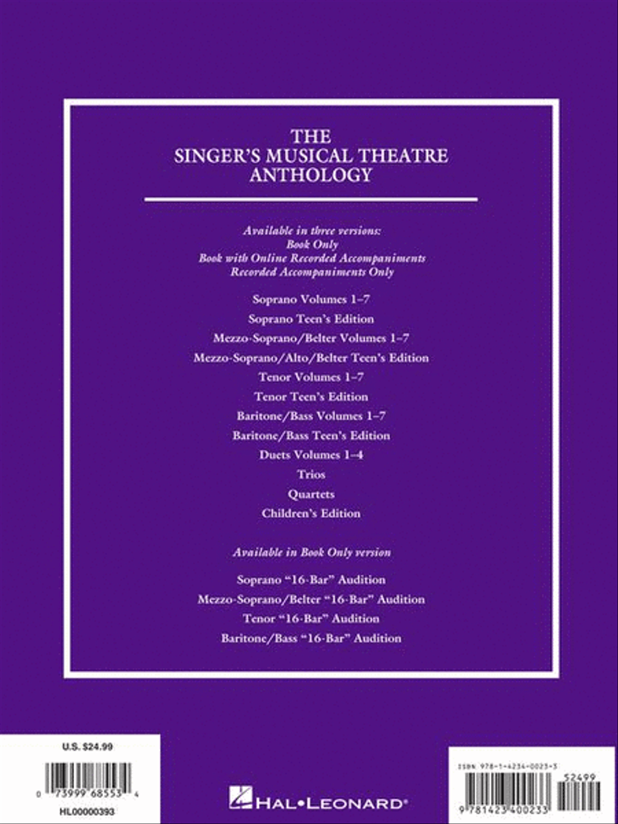 Singer's Musical Theatre Anthology – Volume 4 Voice Solo scores gallery preview page 9