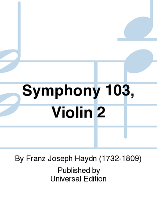 Book cover for Symphony 103, Violin 2