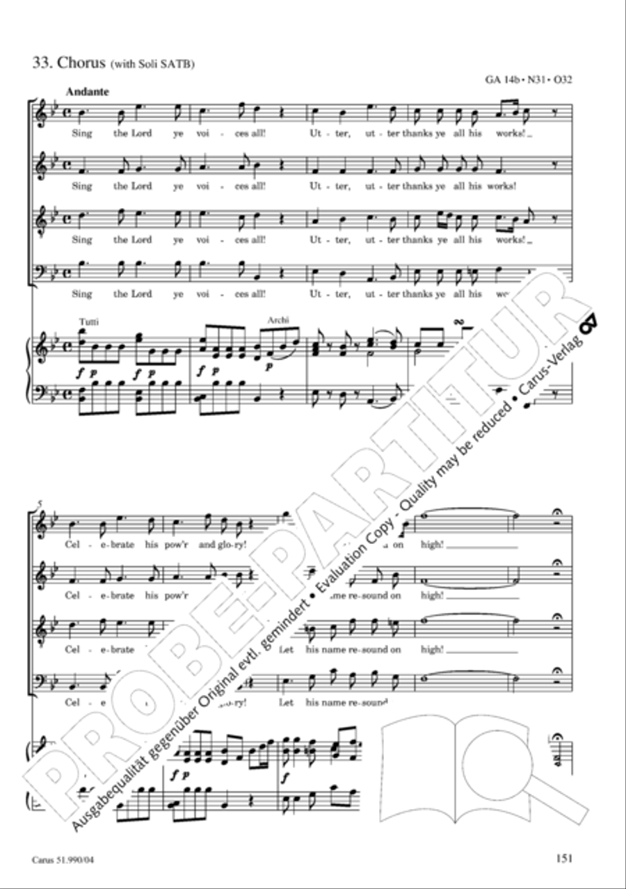 The Creation 4-Part scores gallery preview page 152