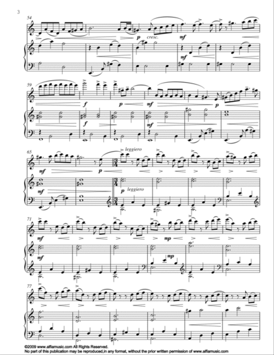 Memory Woodwind Duet scores gallery preview page 5