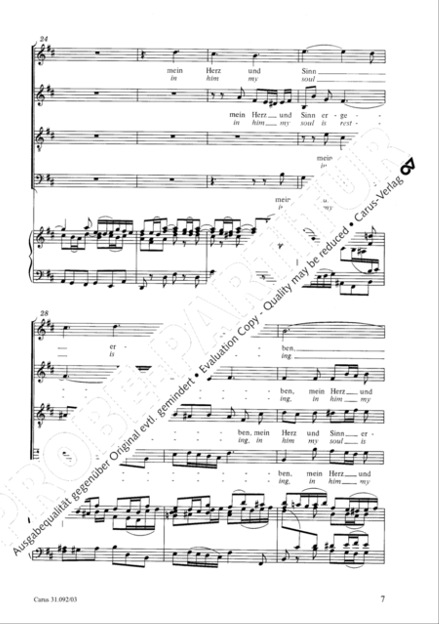 My spirit does in God abide 4-Part scores gallery preview page 8