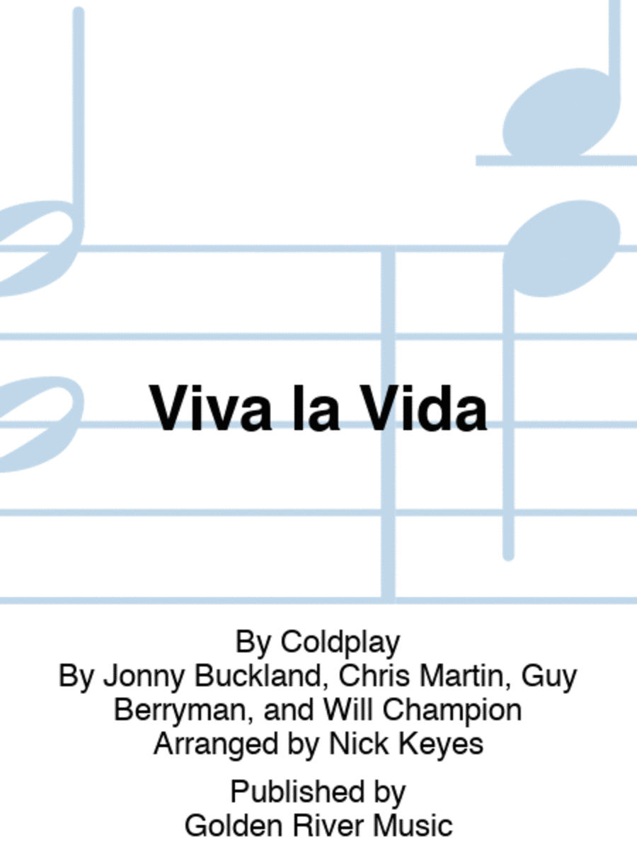 Viva la Vida Viva la Vida Saxophone Ensemble scores gallery preview page 1