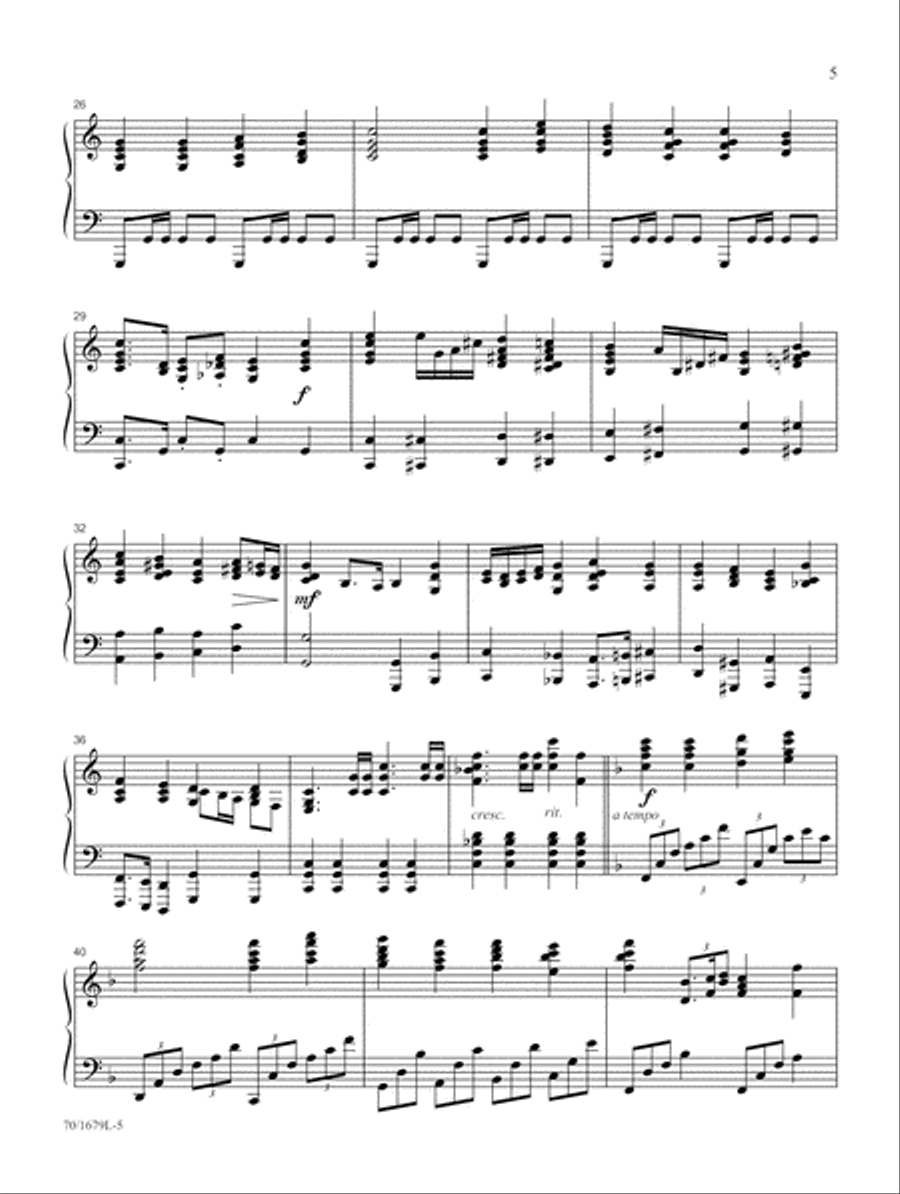 Palms and Passion Suite Piano Solo scores gallery preview page 5