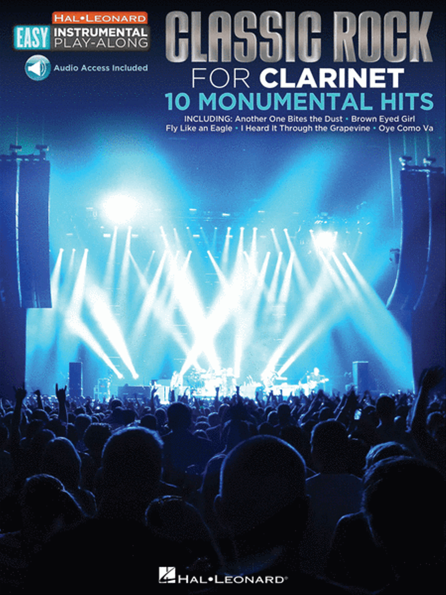 Classic Rock - 10 Monumental Hits Clarinet Solo scores gallery preview page 1