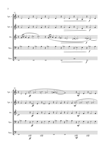 Gnossienne No.1 (Erik Satie) - brass quintet image number null