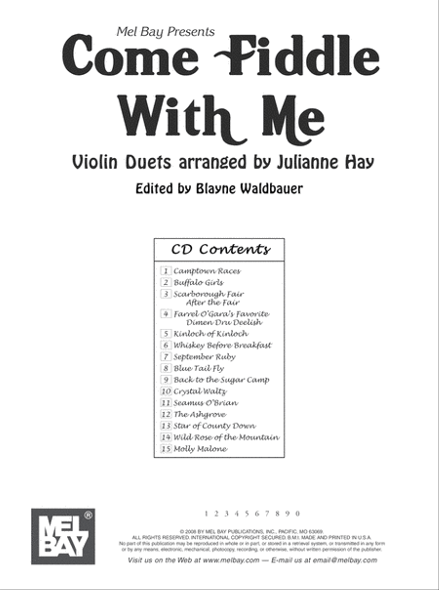 Come Fiddle With Me, Volume One String Duet scores gallery preview page 3