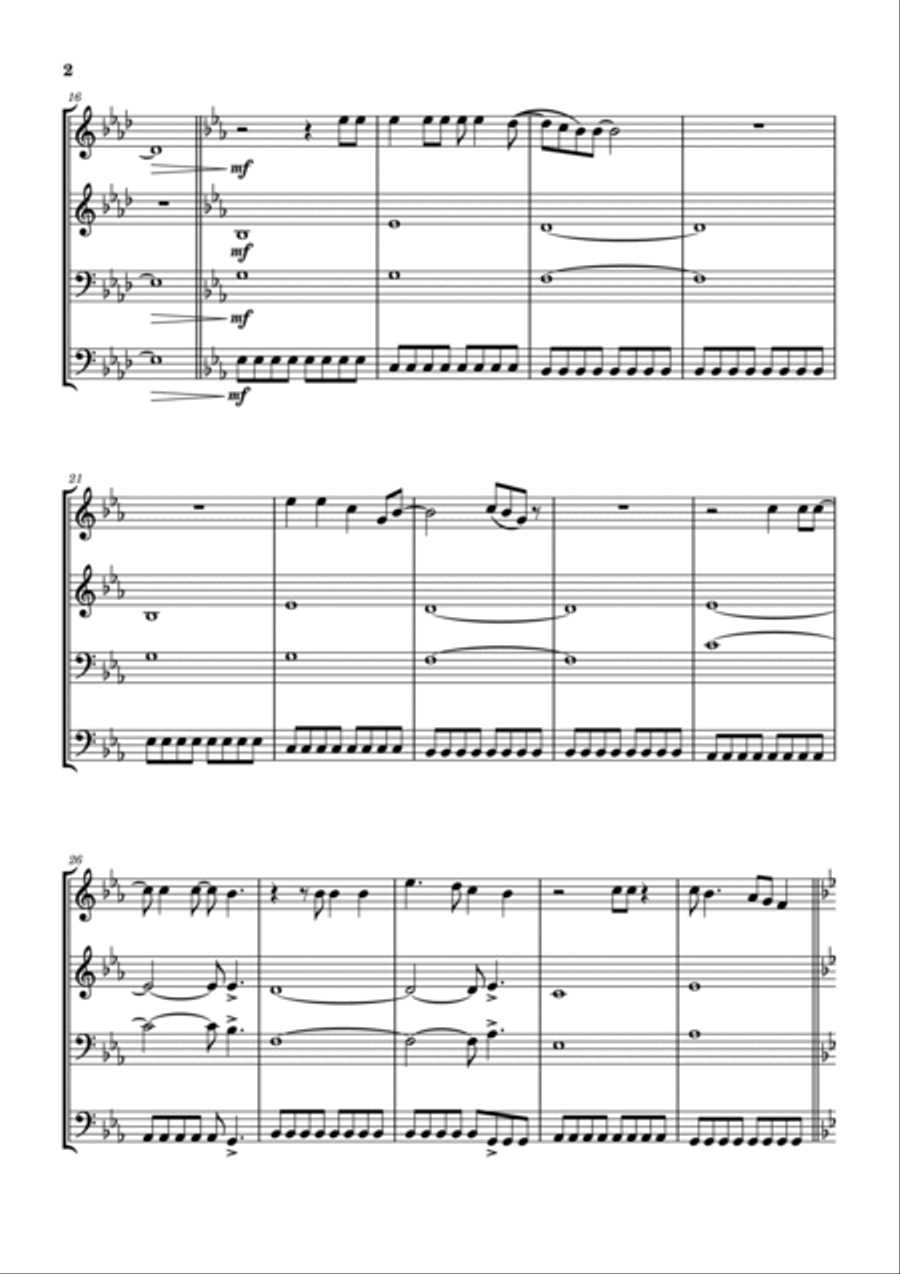 Home Of The Brave Brass Ensemble scores gallery preview page 3
