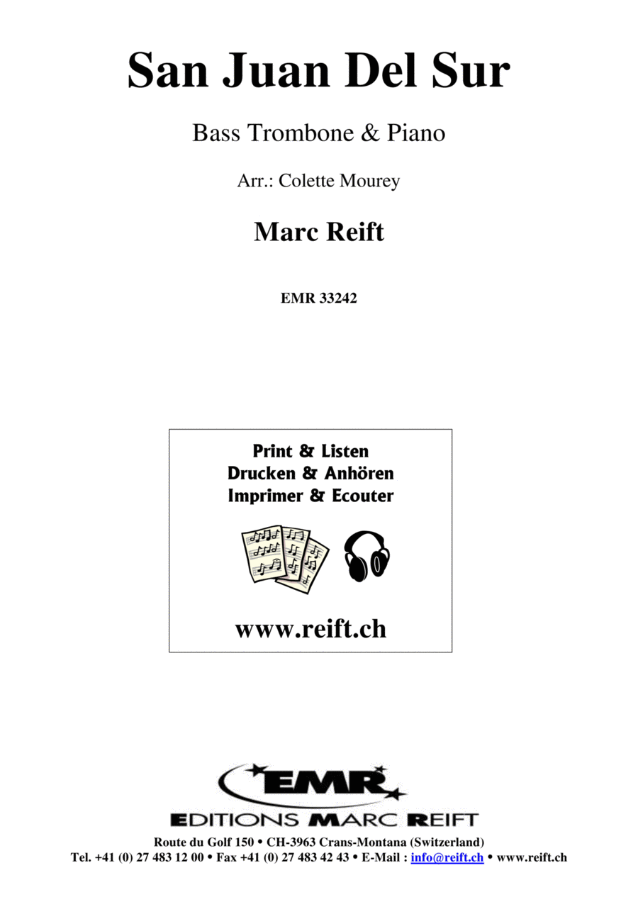 San Juan Del Sur San Juan Del Sur Trombone scores gallery preview page 1
