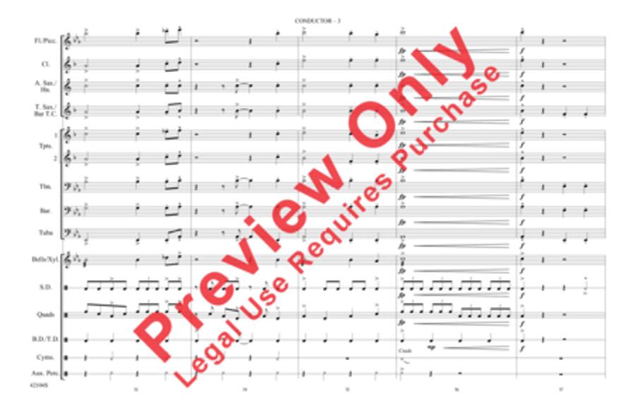 Love Me Do Marching Band scores gallery preview page 4