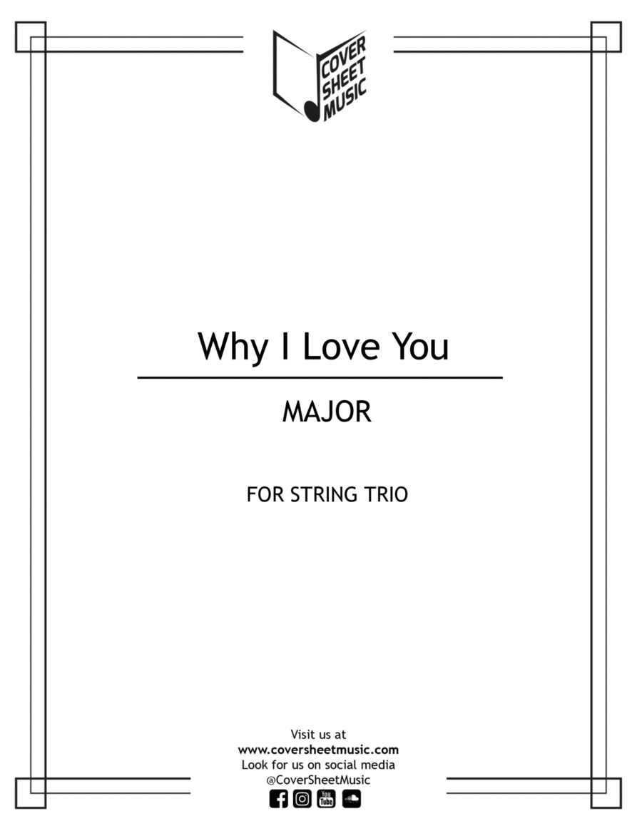 Why I Love You Why I Love You String Trio scores gallery preview page 1