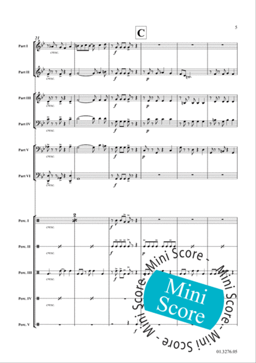 Festivo! Festivo! Concert Band scores gallery preview page 9
