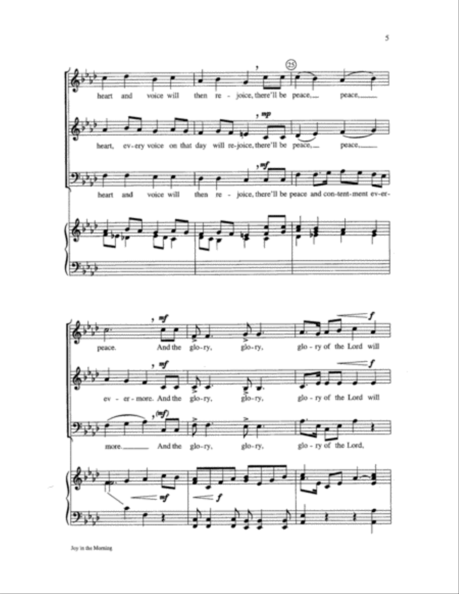 Joy in the Morning Joy in the Morning 3-Part scores gallery preview page 5