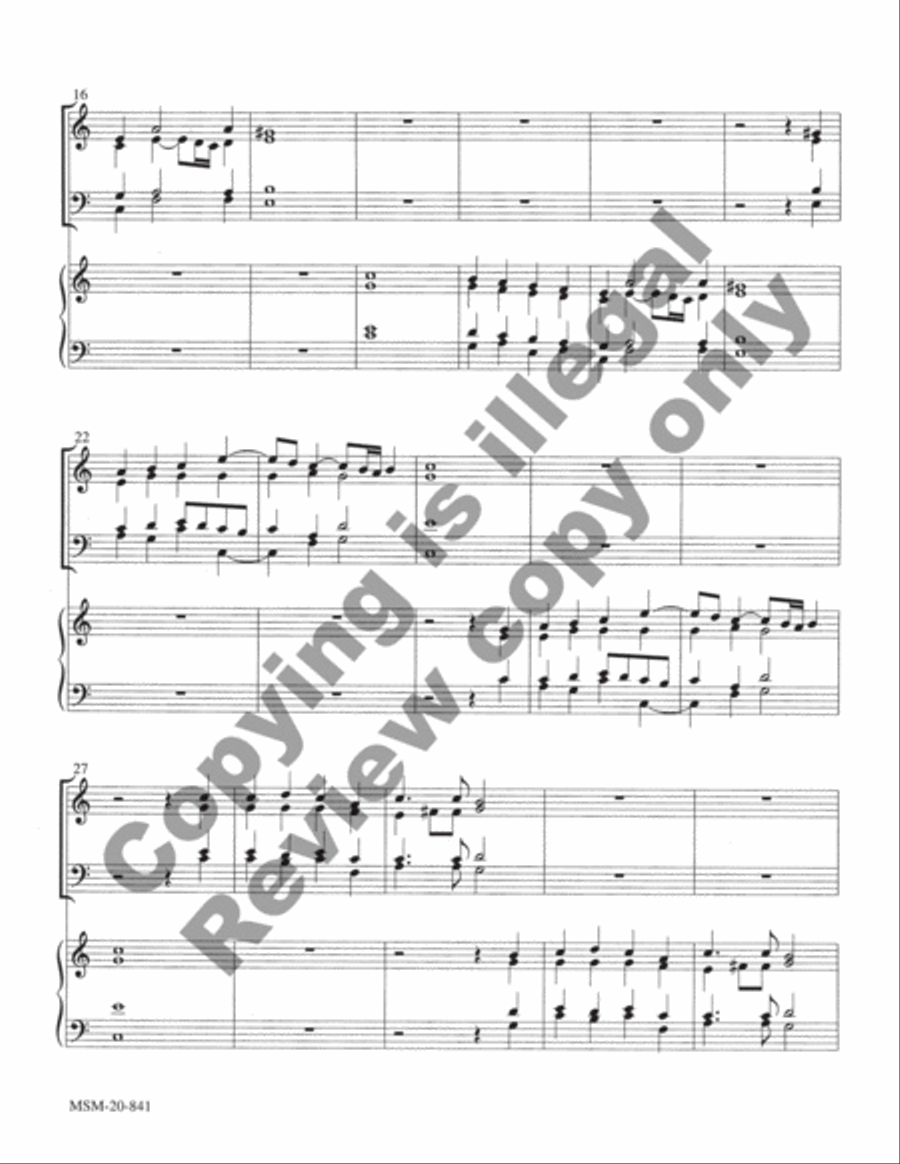 Lord, Let Your Angels Shelter Me Organ scores gallery preview page 4