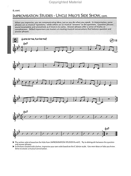 Standard of Excellence Jazz Ensemble Book 1, Piano