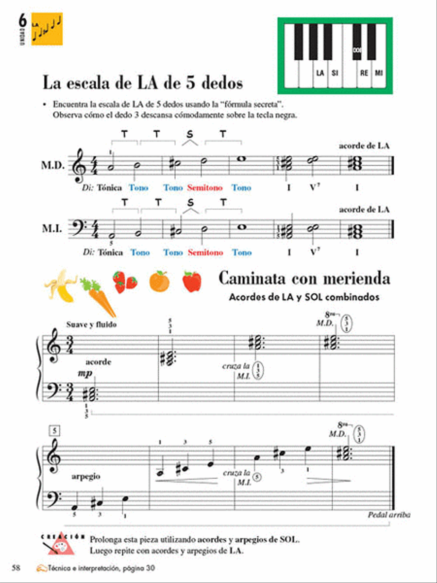 Lecciones Y Teoria - Libro Uno De Dos Nivel 3 Piano Method scores gallery preview page 6