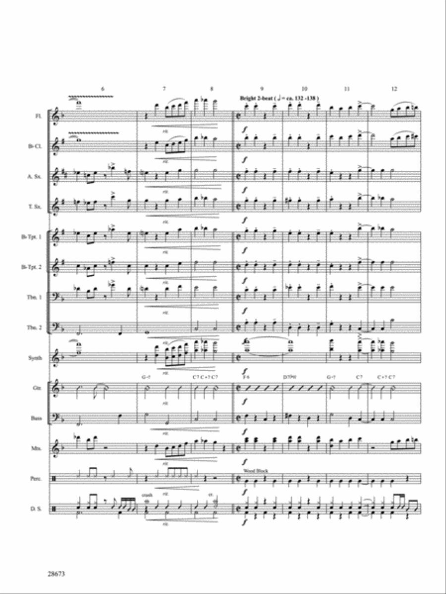 Hooray for Hollywood Choir scores gallery preview page 3
