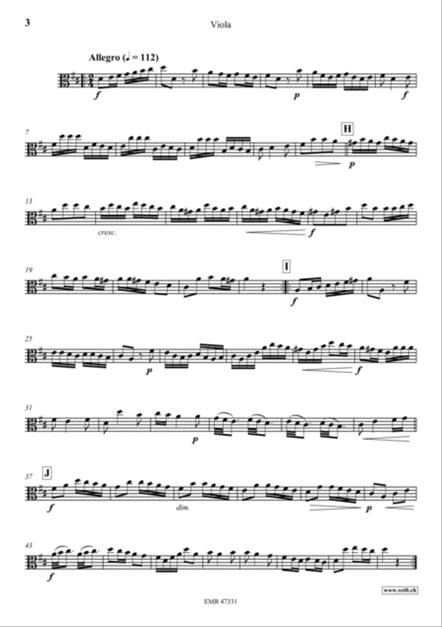 Concerto D Major Viola scores gallery preview page 4