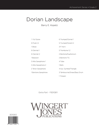 Dorian Landscape - Full Score
