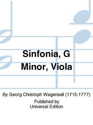 Sinfonia, G Minor, Viola