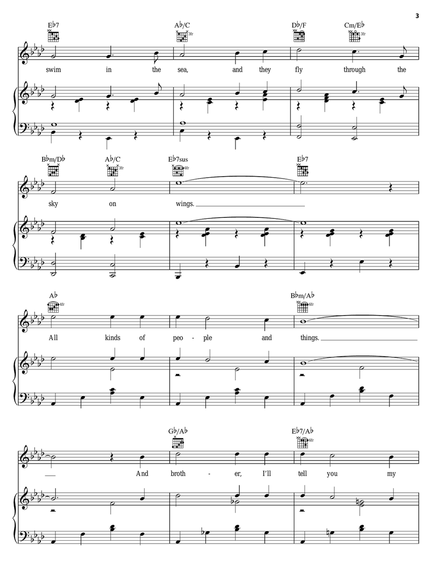 All Kinds Of People Piano, Vocal, Guitar scores gallery preview page 3