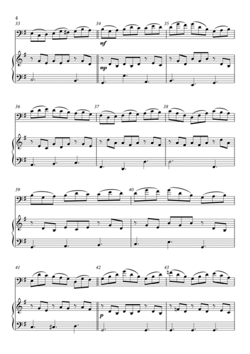 Jesu, Joy of Man's Desiring for Bassoon and Piano (Arpeggios Not Chords) - Score and parts image number null