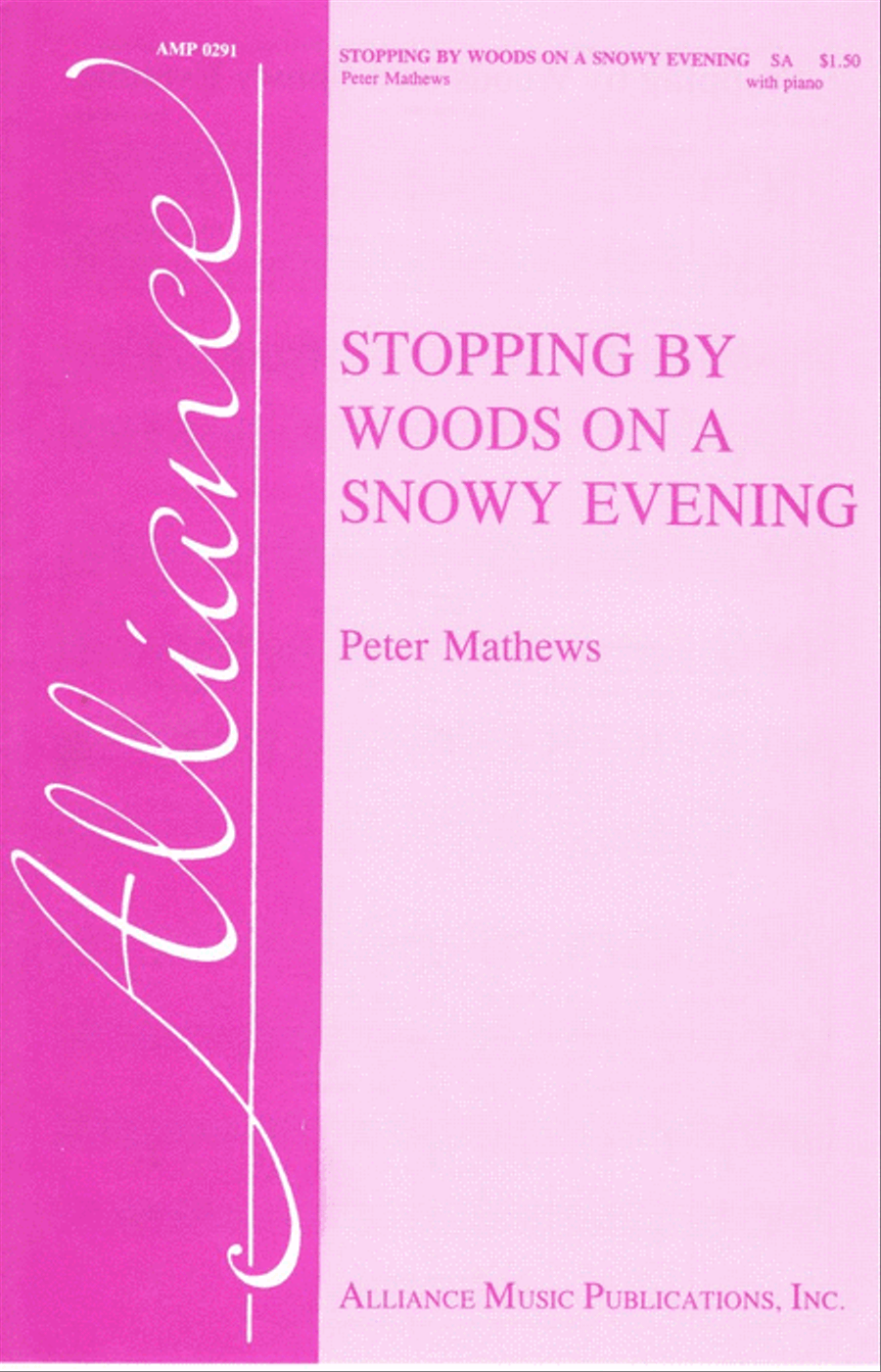 Stopping by Woods on a Snowy Evening SA scores gallery preview page 1