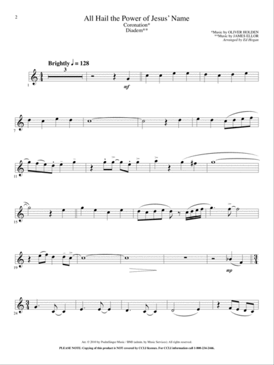 Creative Hymns for Trumpet Trumpet Solo scores gallery preview page 2