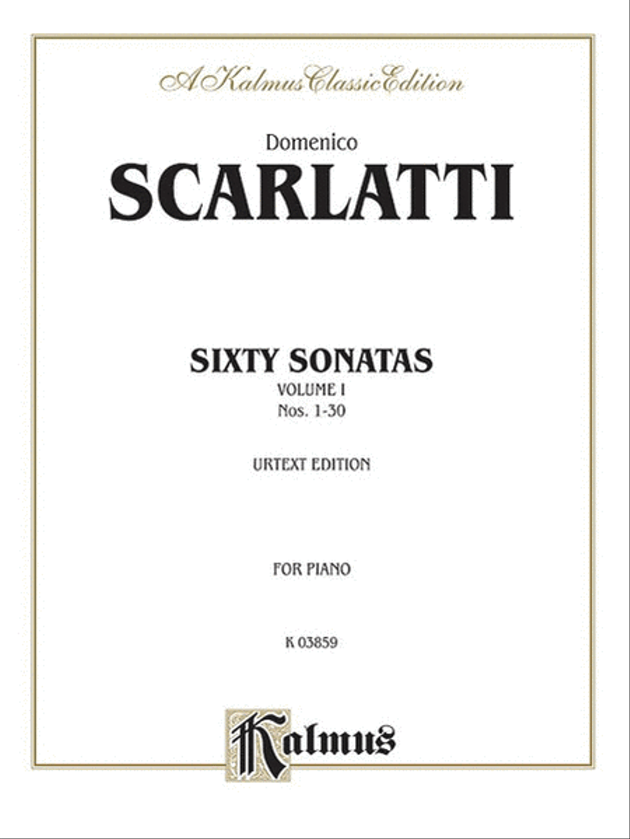Sixty Sonatas (Urtext), Volume 1 Piano Solo scores gallery preview page 1