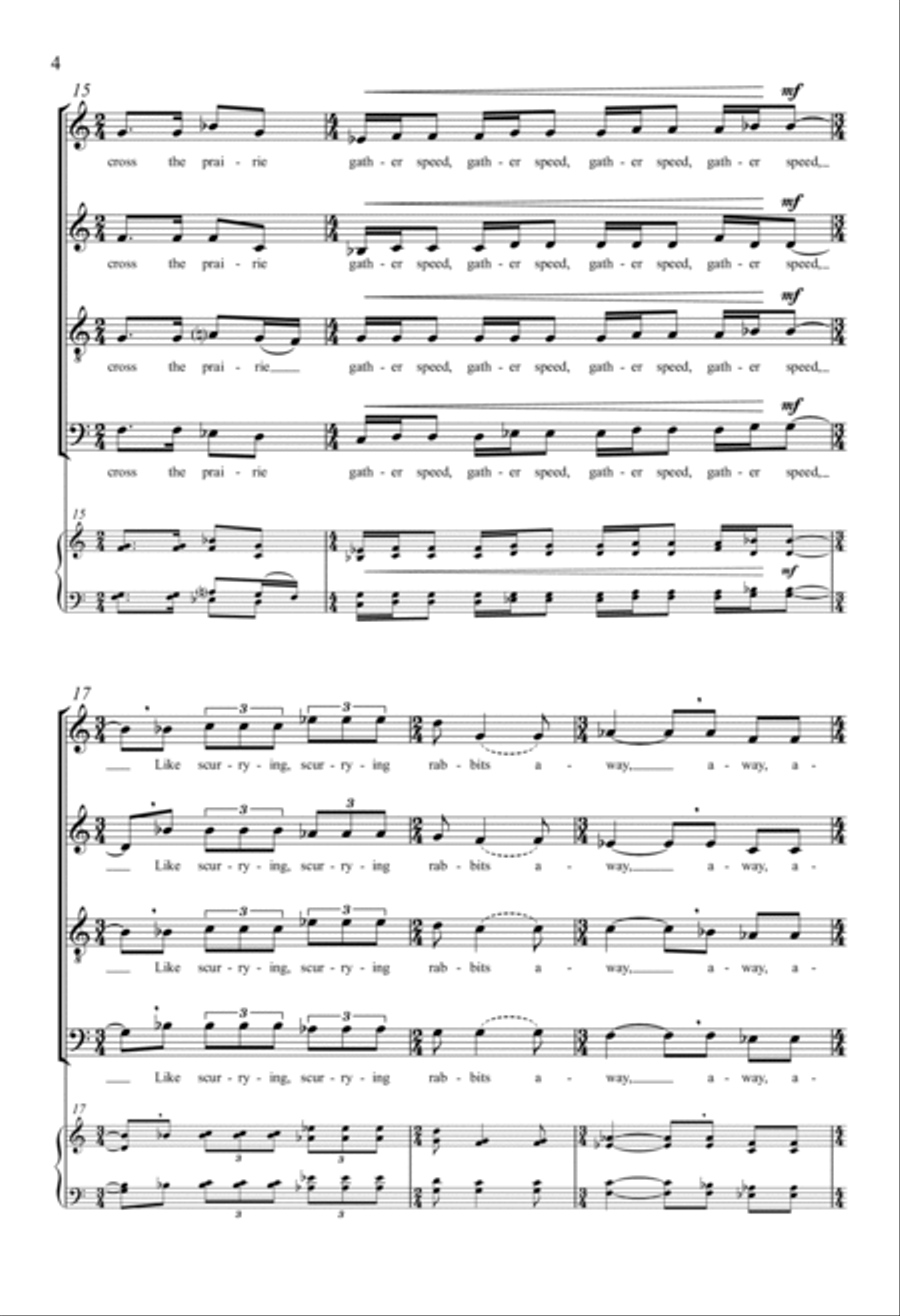 Prairie Winds Prairie Winds 4-Part scores gallery preview page 3