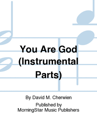 Book cover for You Are God (Instrumental Parts)