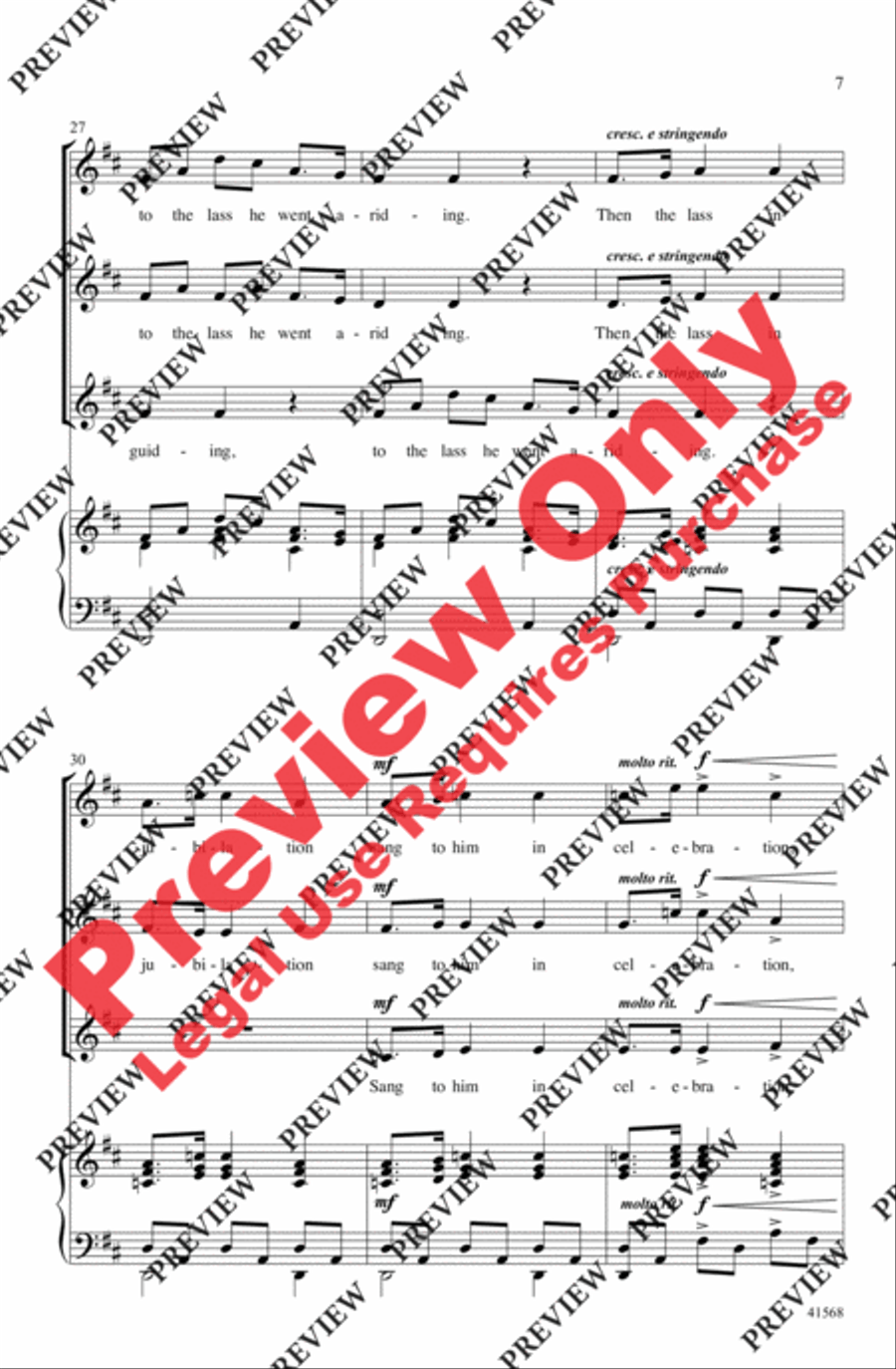 The Maiden Women's Choir scores gallery preview page 7