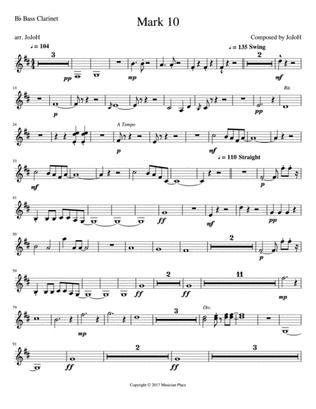 Mark 10 - Bass Clarinet