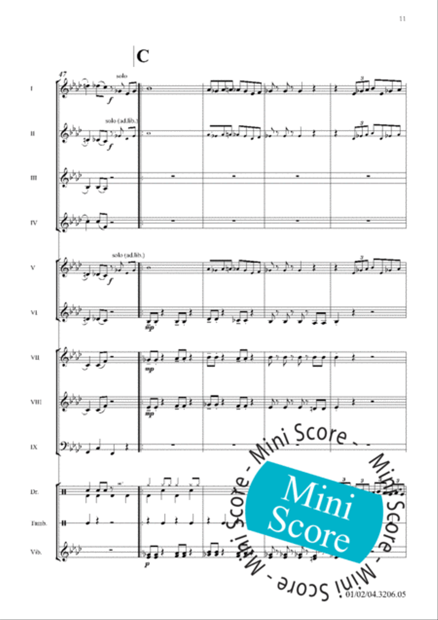 Sing, Sing, Sing Sing, Sing, Sing Brass Band scores gallery preview page 15