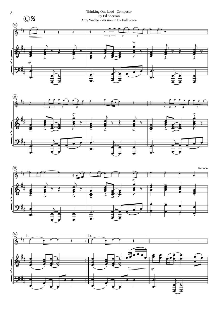 Thinking Out Loud Chamber Music scores gallery preview page 4