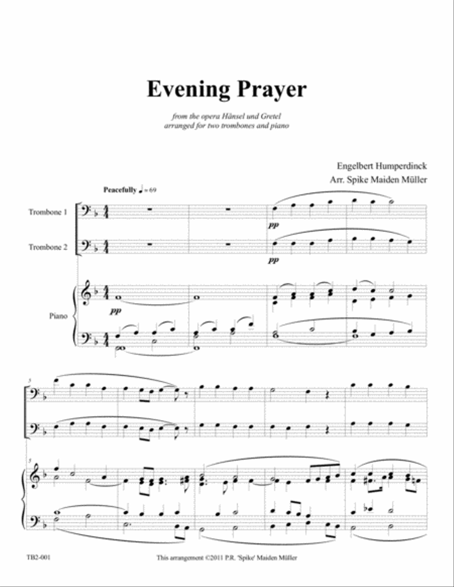 Evening Prayer from Hänsel und Gretel image number null