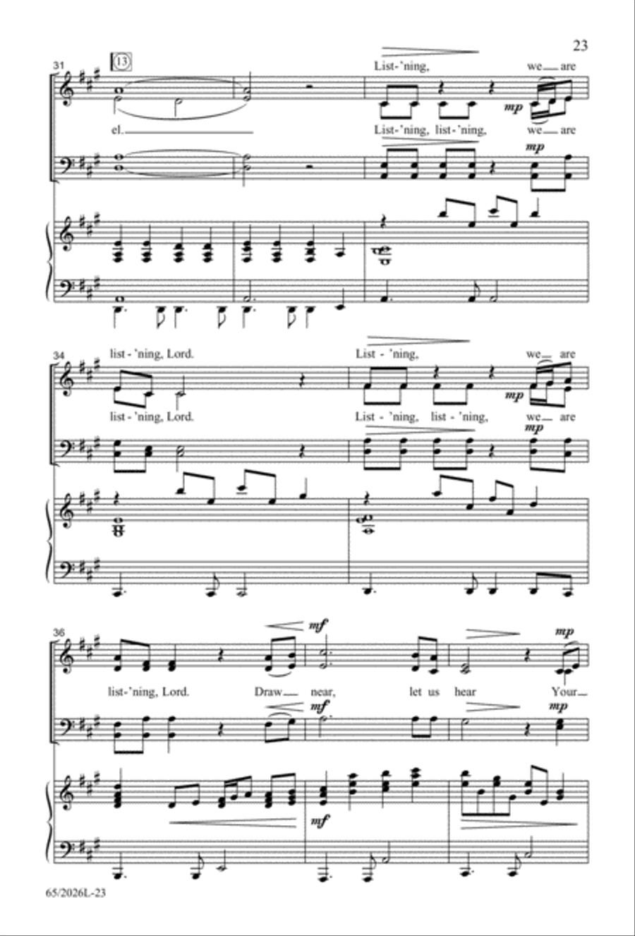 Night of the Father's Love 4-Part scores gallery preview page 24