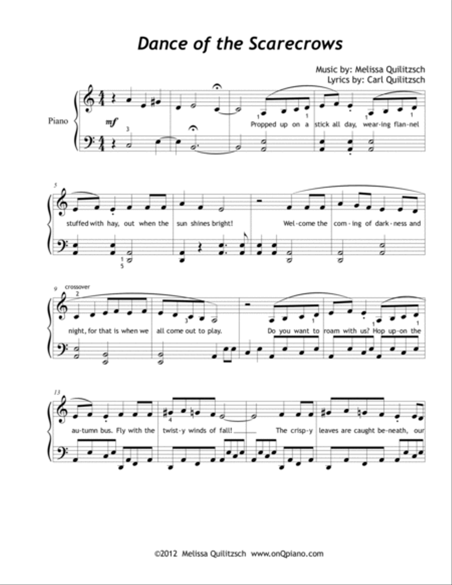 Dance of the Scarecrows Dance of the Scarecrows Voice scores gallery preview page 2