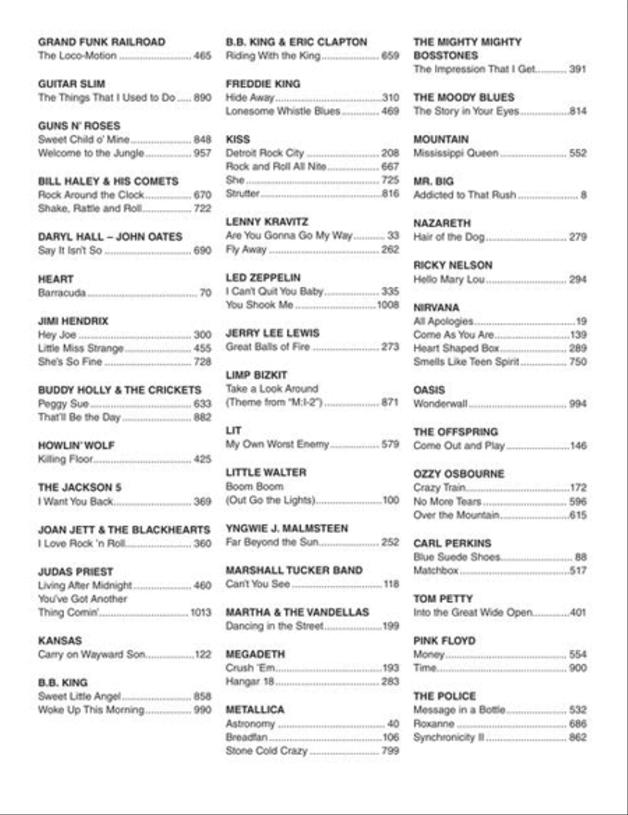 Bass Tab White Pages Bass Guitar Tablature scores gallery preview page 7
