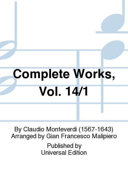 Complete Works, Vol. 14/1