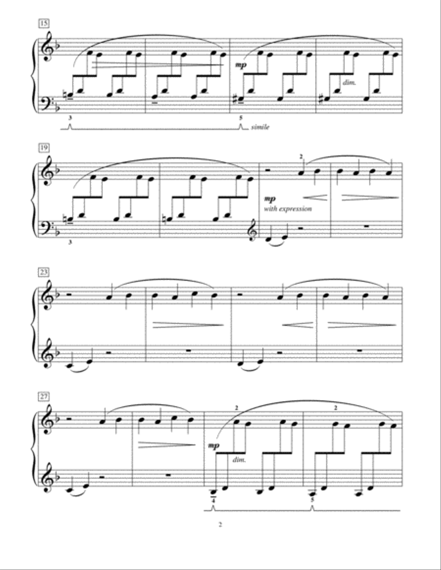 An Approaching Storm Piano scores gallery preview page 2