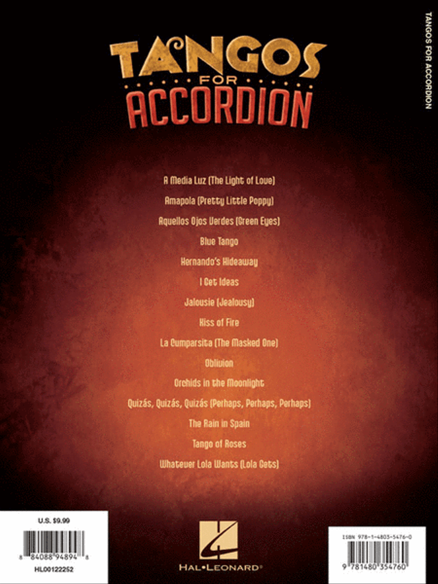Tangos for Accordion Accordion scores gallery preview page 6