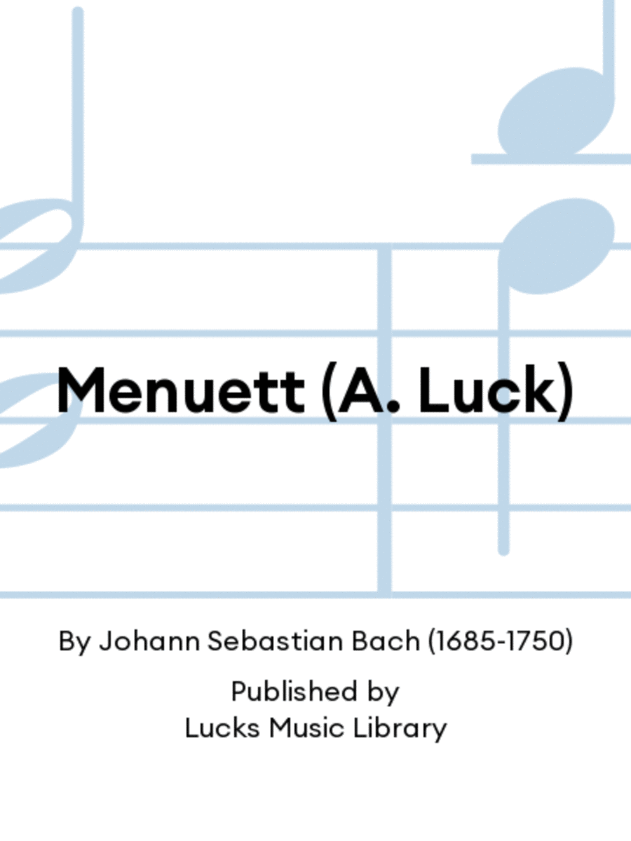 Menuett (A. Luck)