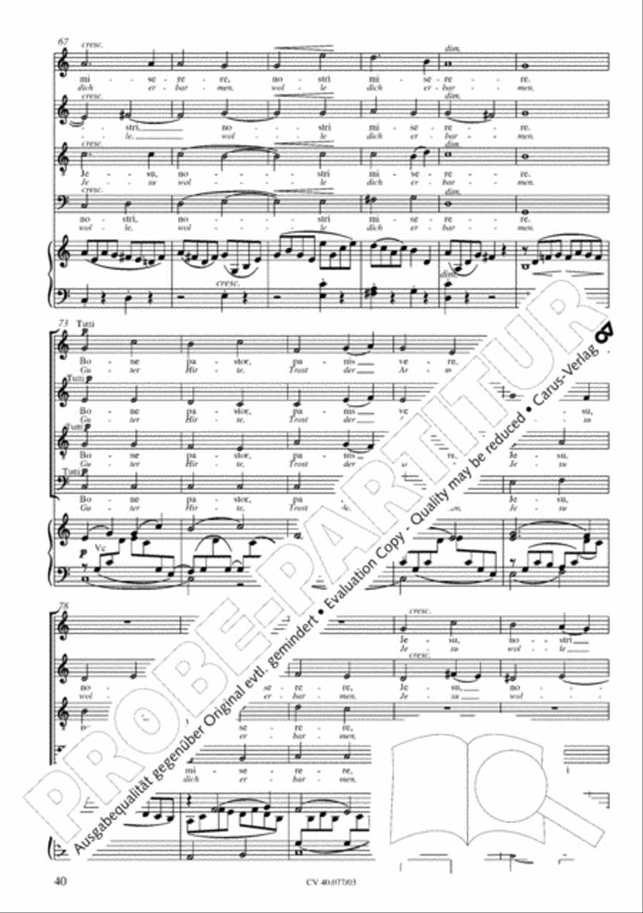 Lauda Sion Lauda Sion 4-Part scores gallery preview page 45