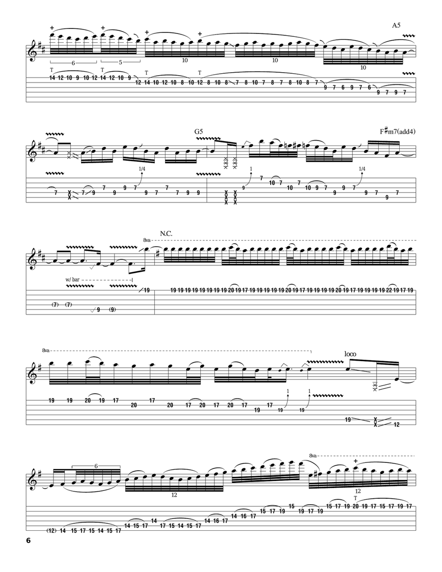 Seventeen Acoustic Guitar scores gallery preview page 6