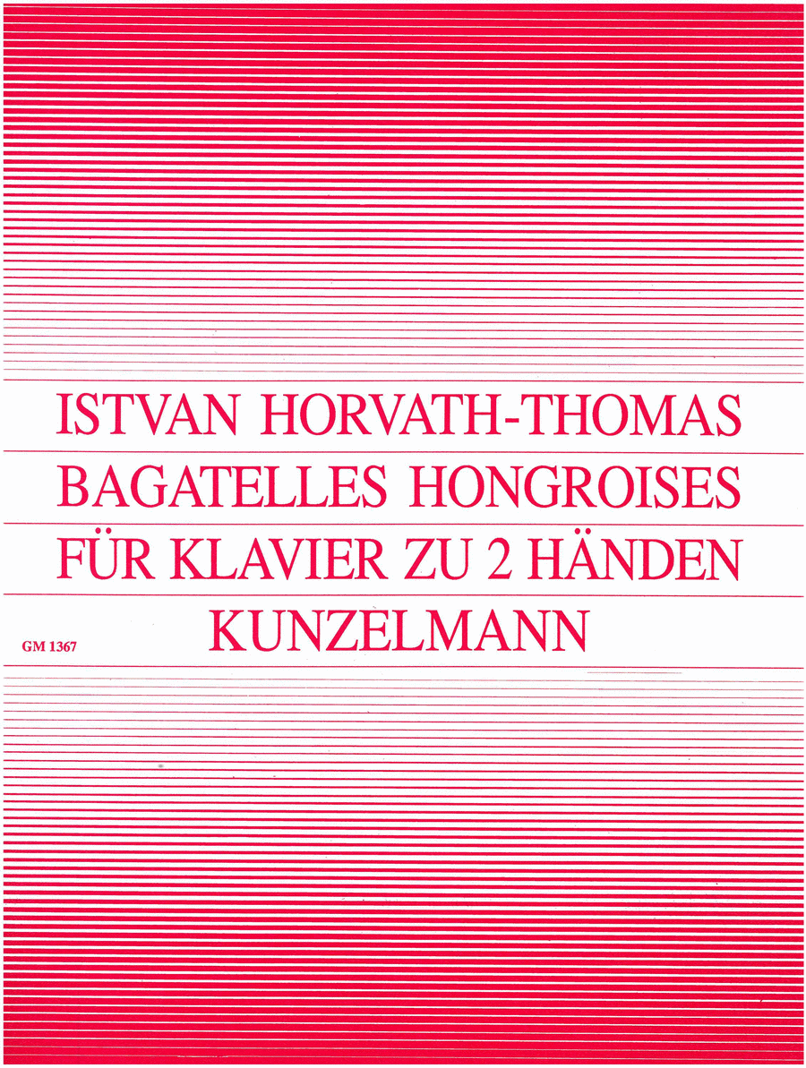 Bagatelles hongroises Piano Solo scores gallery preview page 1