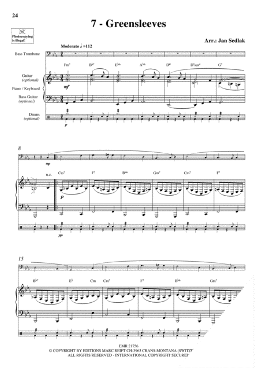 20 Celtic Hits Bass Trombone scores gallery preview page 9